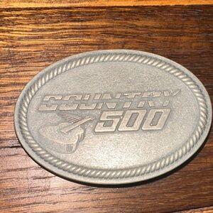 Country 500 Belt Buckle